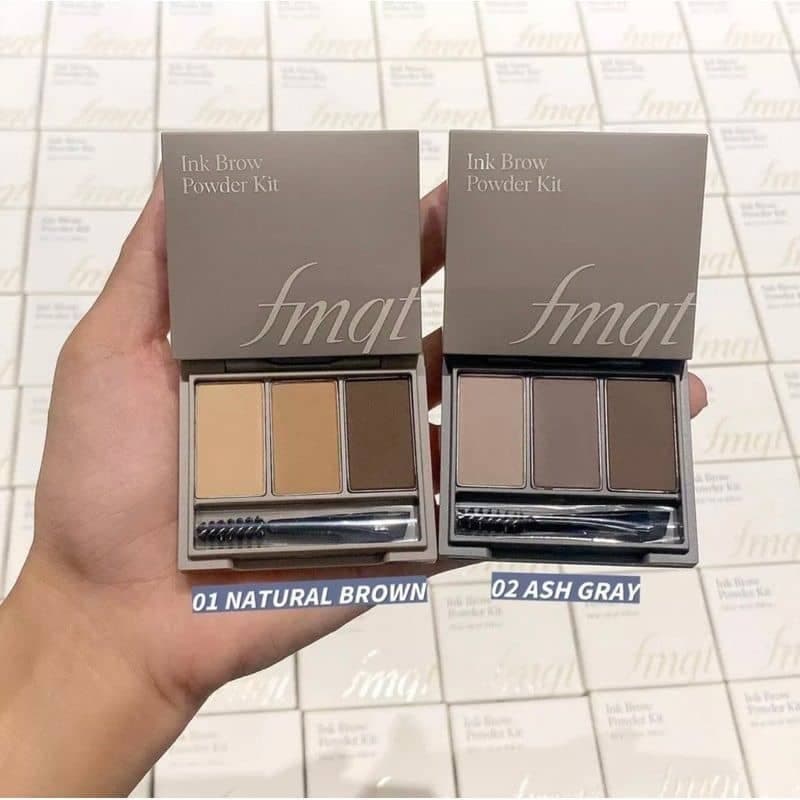 Bột tán chân mày The Face Shop 3 màu Brow Master Powder Palette bền màu lâu trôi (4.5g)