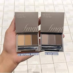 Bột tán chân mày The Face Shop 3 màu Brow Master Powder Palette bền màu lâu trôi (4.5g)