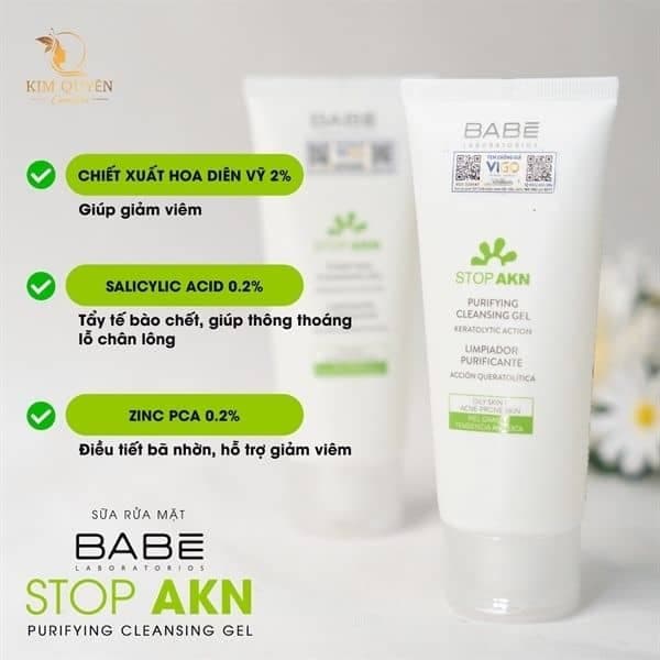 SRM SVR Physiopure Gelée Moussante gel cho da khô