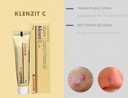 CHẤM MỤN KLENZIT C MỤN VIÊM , MỤN BỌC, MỤN NẶNG