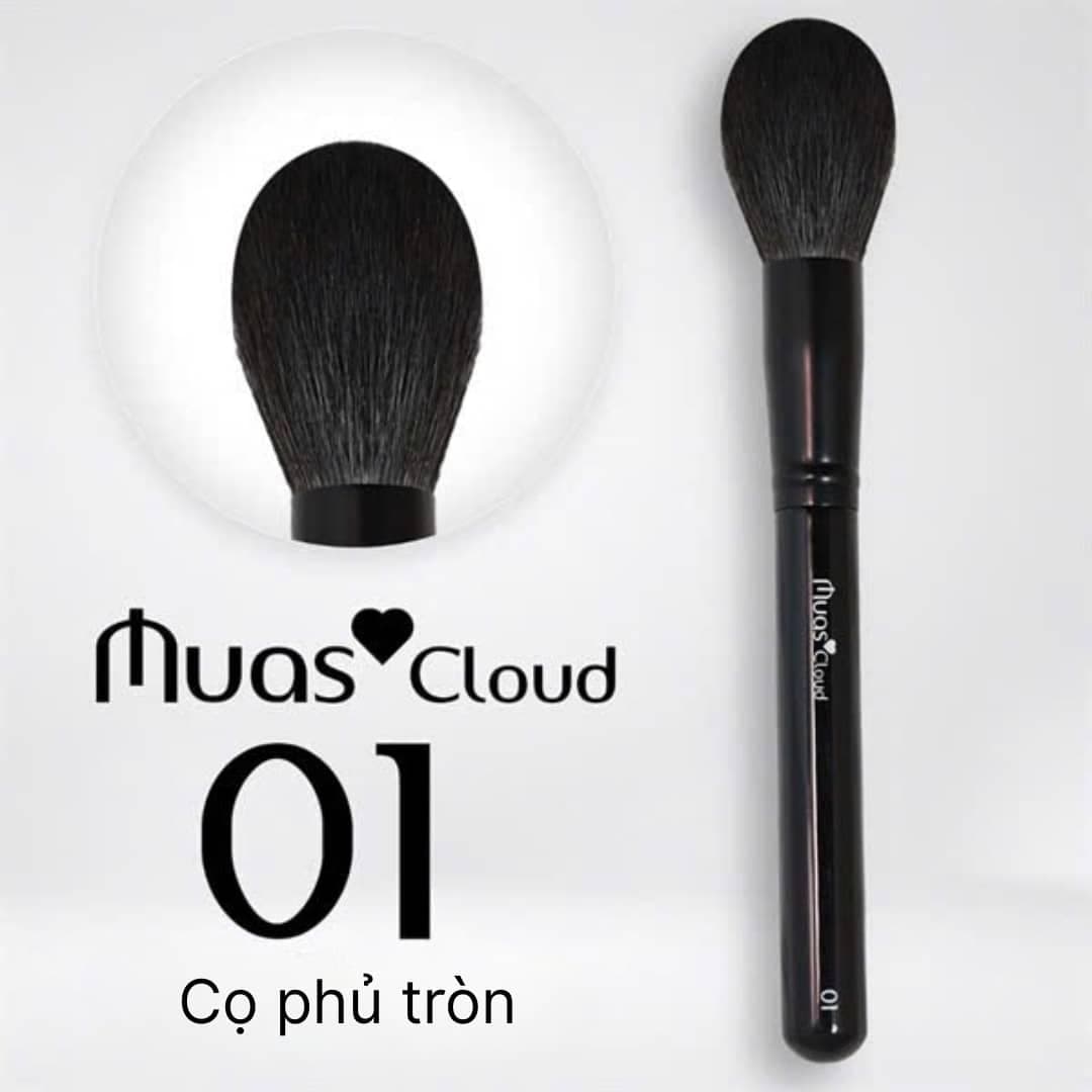 Cọ lẻ Muas Clound thân đen chất lông tiện lợi phù hợp makeup cá nhân