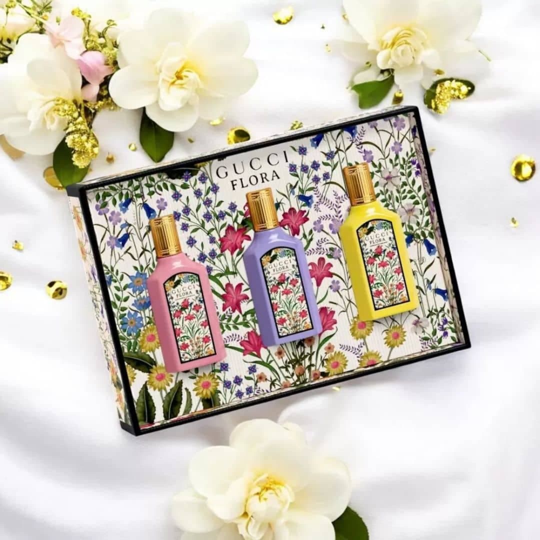 Set Nước Hoa Gucci Flora 3 Mini x 5ml
