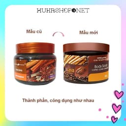 Tẩy da chết body quế hồi cafe của Nga