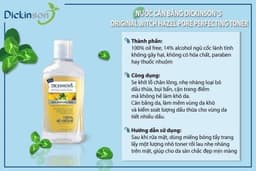 Nước hoa hồng DICKINSON'S Original Witch Hazel Pore Perfecting Toner 473ml (Dành cho da dầu nhờn, da mụn)