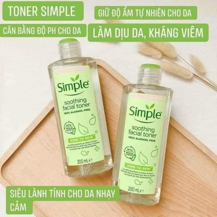 TONER SIMPLE KIND TO SKIN SOOTHING FACIAL 200ML