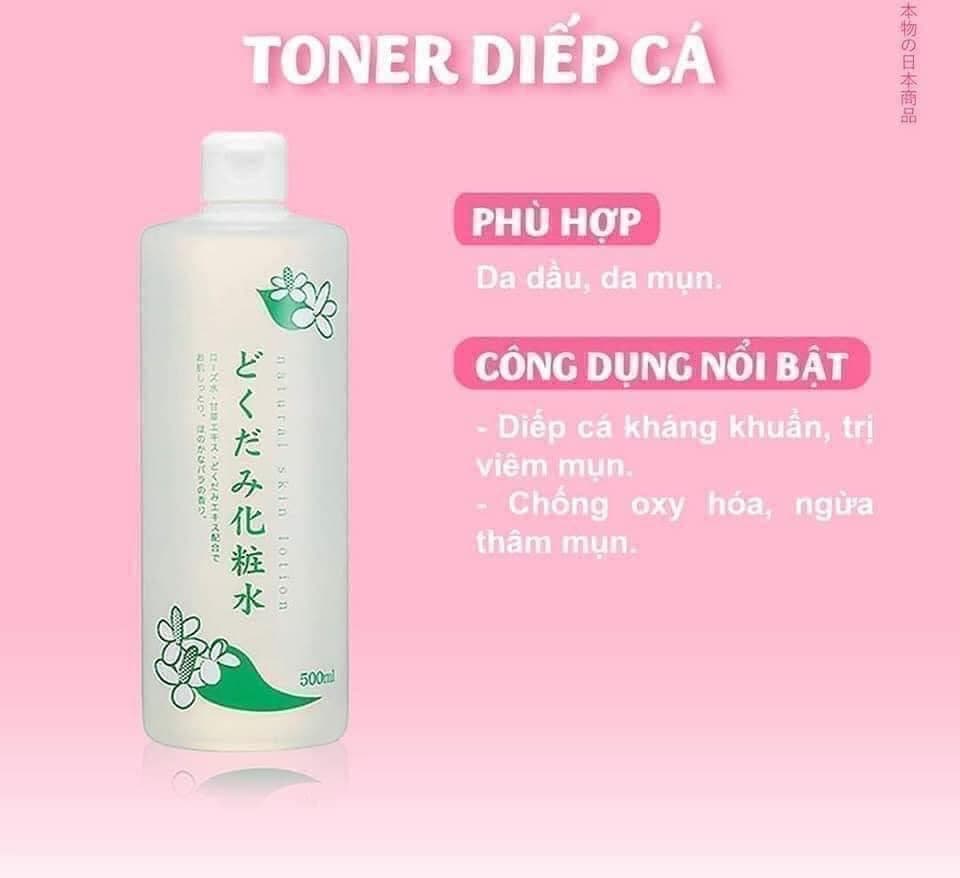 TONER TRỊ MỤN RAU DIẾP CÁ DOKUDAMI