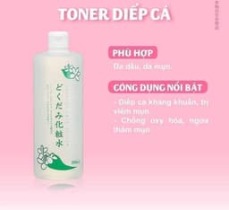 TONER TRỊ MỤN RAU DIẾP CÁ DOKUDAMI