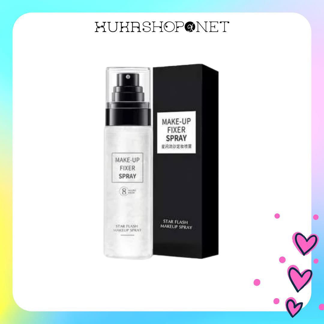 Xịt khóa nền, khóa makeup nền cố định lớp trang điểm Star Flash Spray