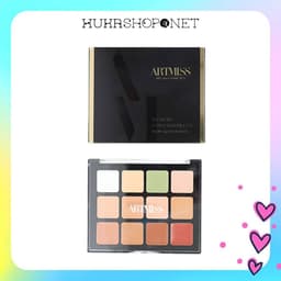 Bảng Che Khuyết Điểm ARTMISS 12 Ô – Che Mụn, Quầng Thâm, Hiệu Chỉnh Sắc Tố – Lên Tông Tự Nhiên