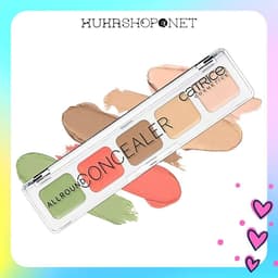Bảng kem che khuyết điểm Catrice Allround Concealer Palette độ che phủ cao / chống thấm lâu trôi (6g)