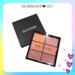 Bảng má hồng GUICAMI Pro Multi Blush Color Palette 6 ô màu đa dạng, mịn tự nhiên