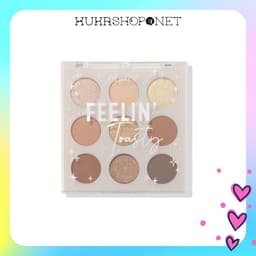 Bảng mắt Colourpop Feelin' Toasty 9 ô màu nude và nâu ấm quyến rũ mềm mại