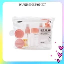 Bộ chiết mỹ phẩm du lịch Mieivc Hàn Quốc 5 món kèm phụ kiện và túi đựng