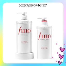 Cặp gội xả Fino Shiseido Premium Touch hỗ trợ phục hồi tóc hư tổn mỗi chai 500ml