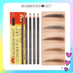 Chì Xé Kẻ Lông Mày, Phẩy Sợi Chân Mày Cao Cấp 5 Màu Coloured Soft Cosmetics