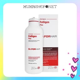 Dầu gội Dr FORHAIR Folligen Plus Shampoo 300ml Ngăn Ngừa Rụng Tóc, Giảm Gẫy Rụng