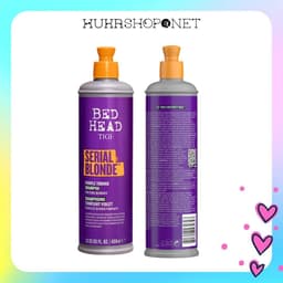 Dầu gội TIGI Bed Head Tím hỗ trợ phục hồi tóc tẩy bị hư tổn chai lẻ 400ml