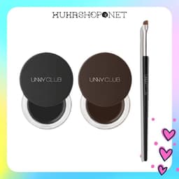 Gel kẻ mắt UNNY CLUB kẻ mắt kẻ mày dạng gel bền màu lâu trôi tặng kèm cọ mắt
