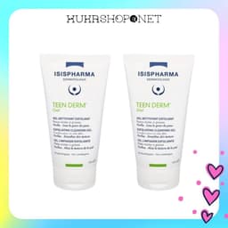 Isis Pharma Teen Derm Gel - Gel rửa mặt giảm nhờn và ngăn ngừa mụn, se khít lỗ chân lông (có hạt)