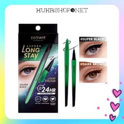 Kẻ Mắt Nước Browit By Nongchat Ultra Fine Eyeliner 0.01mm Chống Nước, Không Lem, Không Trôi
