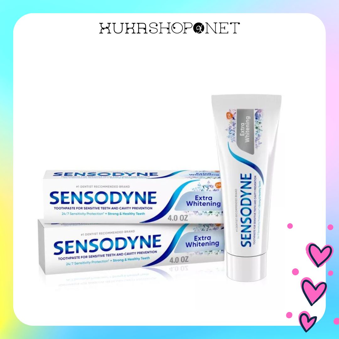 Kem đánh Sensodyne Toothpaste for sensitive skin and cavity prevention