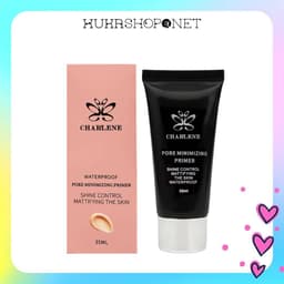 Kem Lót Charlene Pore Minimizing Primer Shine Control Mattifying Make Up Chống Mồ Hôi Chống Nước 35ml