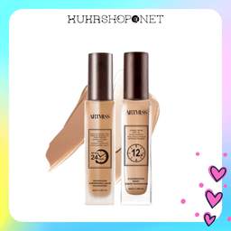 Kem nền Artmiss mỏng nhẹ lâu trôi, giữ nền kéo dài 12 giờ da khô căng bóng và 24h kiềm dầu 40ml