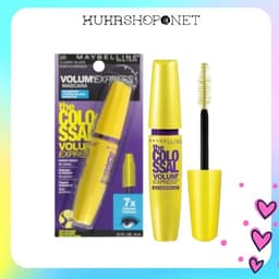 Mascara dưỡng mi làm dày mi gấp 10 lần ngăn rụng mi Maybelline New York Colossal Waterproof Black không lem 9.2ml