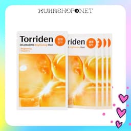 Mặt nạ làm sáng da Torriden Cellmazing Vitamin C giúp chăm sóc vết thâm da, chăm sóc lỗ chân lông