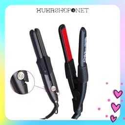 Máy kẹp tóc mai MINI cầm tay siêu tiện lợi, ,máy uốn tóc, làm nóng nhanh an toàn cho tóc