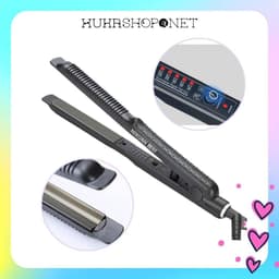 Máy kẹp tóc siêu nhỏ đen chuẩn salon dễ sử dụng 5 mức nhiệt dễ điều chỉnh