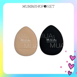 Set 2 Bông mút nhỏ MUA Accessories đen và nâu siêu mềm mại và tiện lợi
