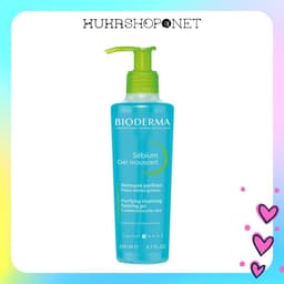 SRM Bioderma Dành Cho Da Dầu & Hỗn Hợp 200ml Sébium Gel Moussant