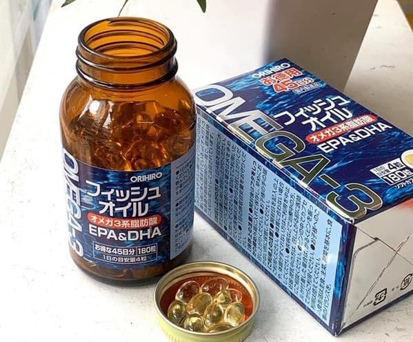 Hỗ trợ Viên Uống Dầu Cá Omega 3 Orihiro 180 Viên Phòng Ngừa Các Bệnh Tim Mạch, Phát