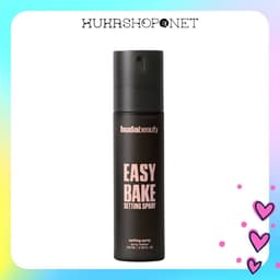Xịt khóa makeup Huda Beauty Easy Bake Blurring Setting Spray giúp mờ mịn, giữ nền đến 16h