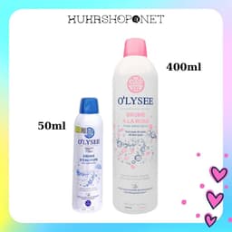 Xịt khoáng Olysee dưỡng ẩm và làm dịu da phù hợp với mọi loại da 50ml và 400ml